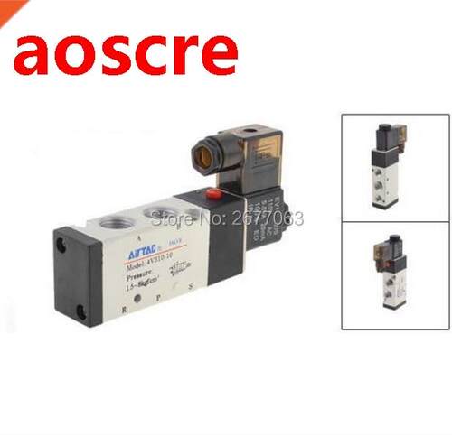 4V310-10 5Ports 2Position Single Solenoid Pneumatic Air Valv