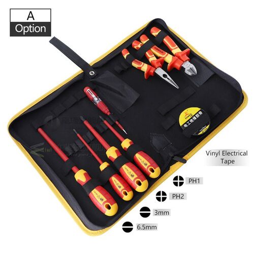 Insulated Screwdriver Set VDE 1000V Magnetic Screw Driver 6'