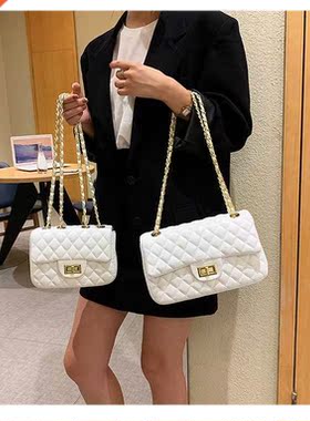 Women's Shoulder Bag Pu Leather Lingge Pattern Women&amp