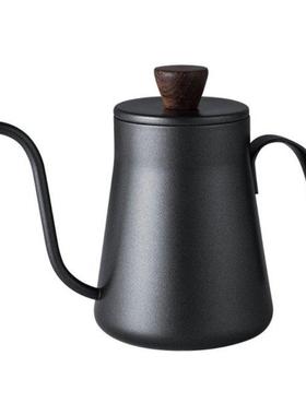 Black Gooseneck Long-Mouthed Handmade Coffee Pot 400ml Pour