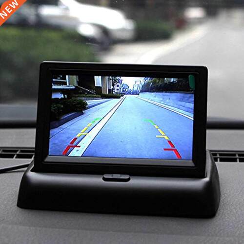 Foldable Mini 4.3'' TFT LCD Color Monitor for Car Re
