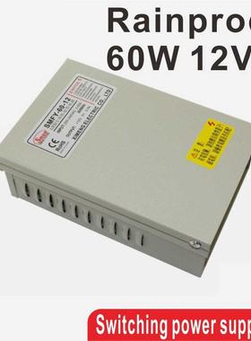 60W 12V 5A Rainproof outdoor Single Output Switching power s