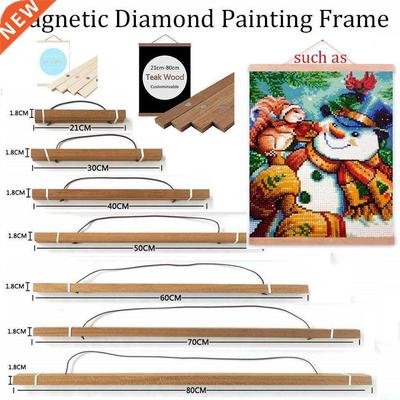 diamond Painting Frame Magnetic Wood Hanger Wood Frame dia