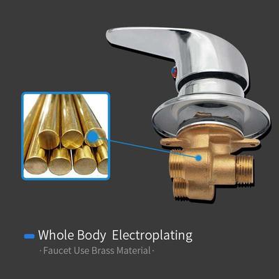 1 Way Brass Shower Valve Diverter Shower Cabin Faucet Switch