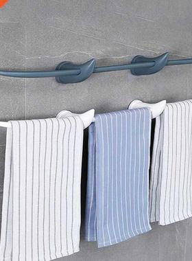 Horn Towel Rack Wall Mounted Punch Free Hanging Storage Hold