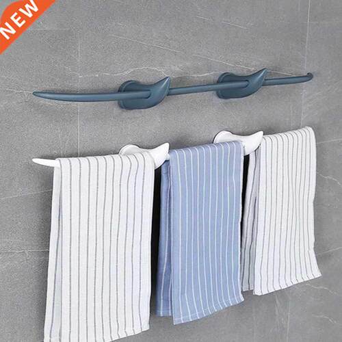 Horn Towel Rack Wall Mounted Punch Free Hanging Storage Hold