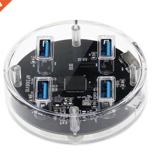 USB Hub Charger Round S 4 Ports USB3.0 Hub Charger Power