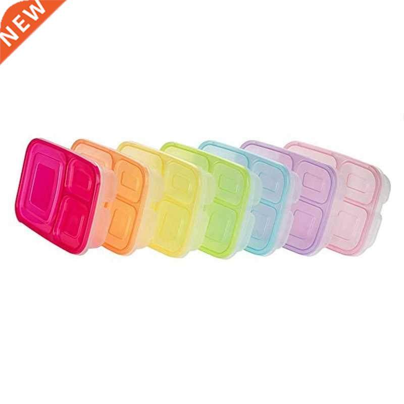 Meal Prep Containers 3 Compartment Food Storage Containers M