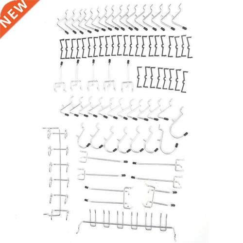 80 Pcs Hook Storage Pegboard Hook Set Tool Equipment Organiz