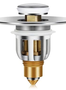 Edton Bathroom Snk Stopper wth Dran Straner, Bounce Co