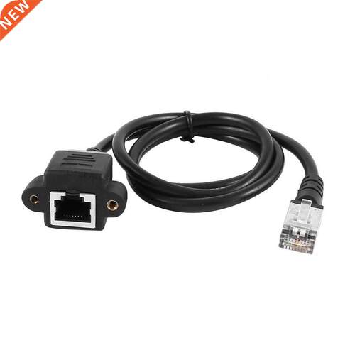 Male extension cable cable adapter panel RJ 45 female 60 cm