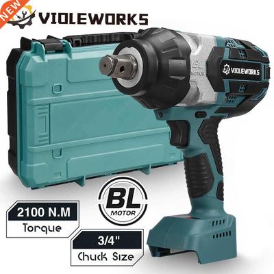 High Torque Brushless Electric Impact Wrench 3/4 Inch 2100N.