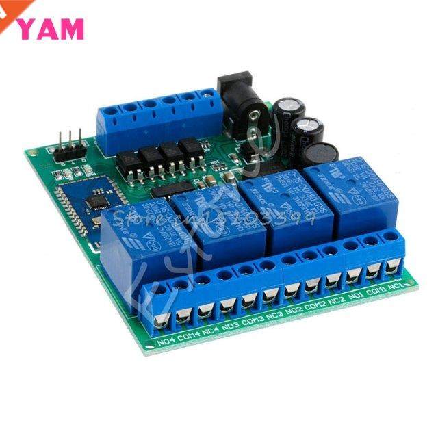4-Channel Bluetooth Relay DC 5V 9V 12V 24V Module Wireless R