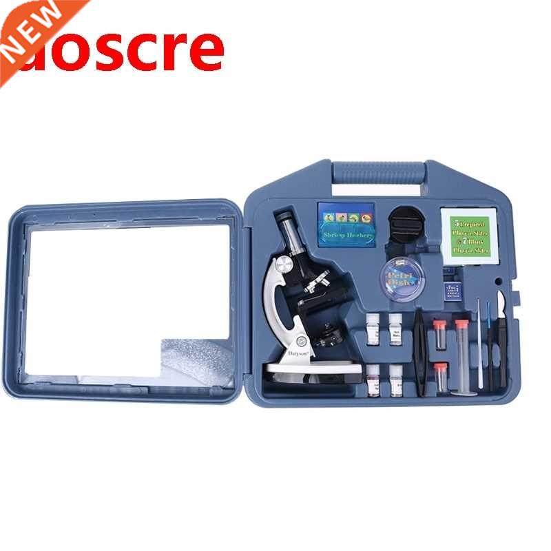 Children Microscope Set 1200X Zoom Monocular Biological Micr