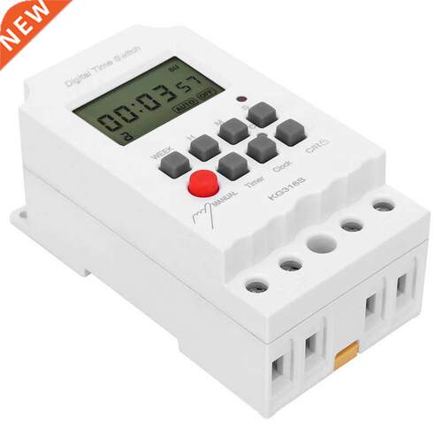 1 pc Digital Time Switch LCD Micro-Computer Timer Second Con