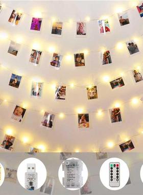 5/10/20/M Photo Clip US LED String Lights Fairy Lights Outd
