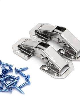 2Pcs Easy Mount 90 Degree Concealed Kitchen Cabinet Cupboard