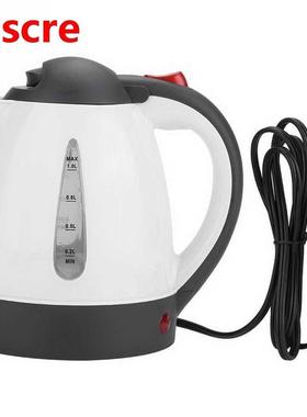 1L Electric Water Kettle Stainless Steel 250W 24/12V Portabl