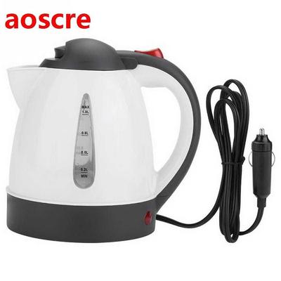 1L Electric Water Kettle Stainless Steel 250W 24/12V Portabl