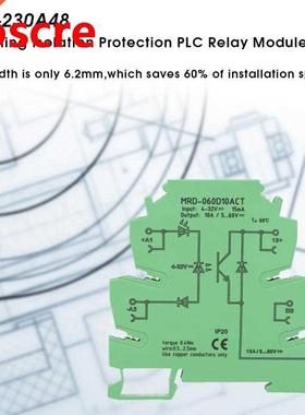 Solid State Relay MRD-060D10A Ultra-Thin 6.2mm DC Solid Stat