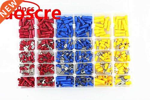 720Pcs Assorted Insulated Electrical Wire Terminals Crimp Co