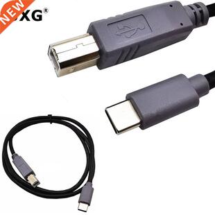 1m USB Data Cable USB 3.1 Type C Male Connector to USB2.0 B