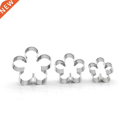 3Pcs Cookie Mold Biscuit Fondant Pastry Cutter Cake Decorati