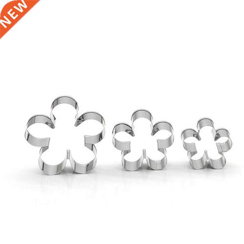 3Pcs Cookie Mold Biscuit Fondant Pastry Cutter Cake Decorati