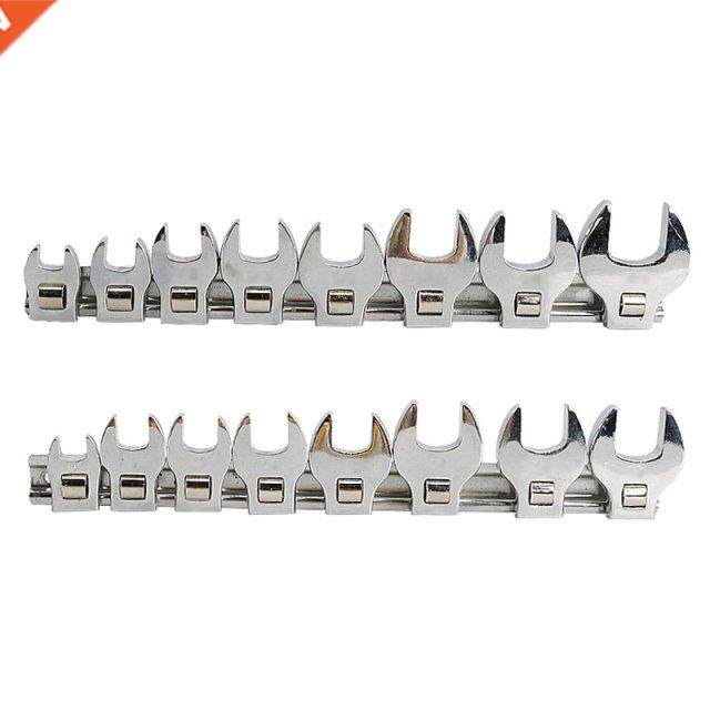 8Pcs 3/8 Inch Drive Crowfoot Wrench Set 10-22mm Metric Chrom