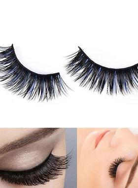 5Pairs Women Makeup Tool Soft Cross False Eyelashes Extensio