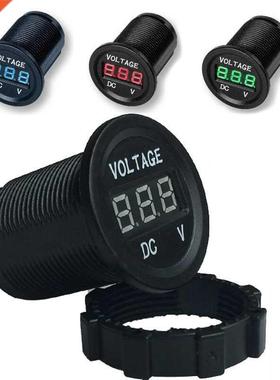 Motorcycle Boat Car DC 5V-30V LED Voltmeter Display Meter L1