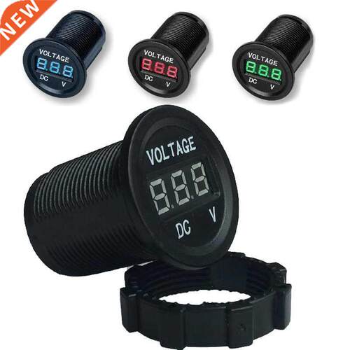 Motorcycle Boat Car DC 5V-30V LED Voltmeter Display Meter L1