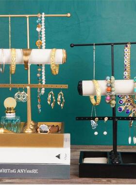 Luxury T-shaped Jewelry Organizer Tiered Tabletop Bracelet R