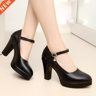 High Heels Platform Pumps Mujer 2021 Spring New Fashion Buck