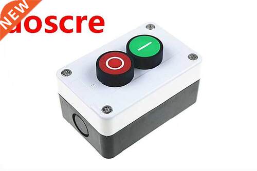 22MM 2 hole button box self reset flat knob waterproof butto