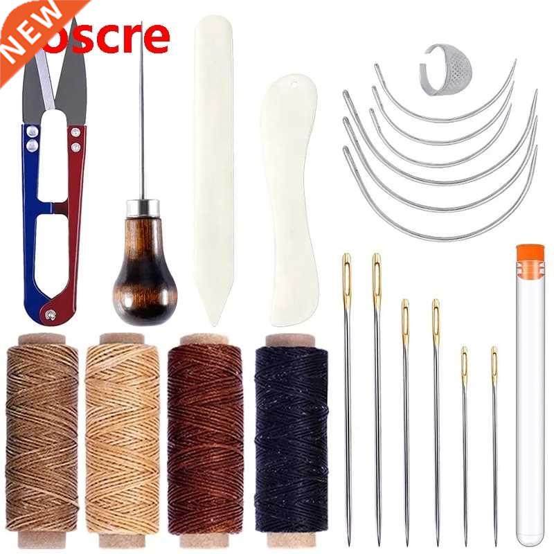 22 PCS Leather Working Tools And Supplies With Folder Paper