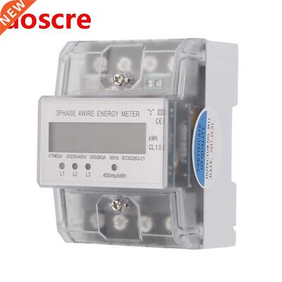 Digital LCD 3x20(80A) Energiemeter Electronic Meter Three Ph