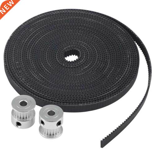 5m 2GT 6mm Rubber Pulley Timing Belt and 2pcs 20T Gear Pull