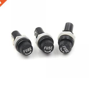 Holders 5x20 Black 10x Tube Fuse Insurance Socket Glass