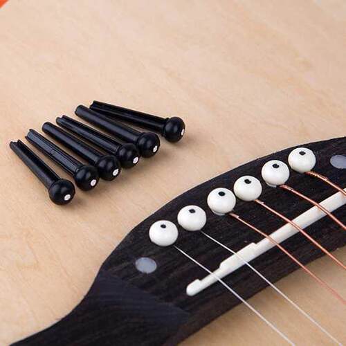 6pcs/lot 6 String Guitar Bridge Pins Plastic Bridge Pins Str