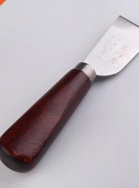 Leather Cutting Knife Craft Tool with Wooden Handle