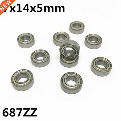 50Pcs 687ZZ L-1470ZZ 7x14x5 mm Deep groove ball bearing Mini
