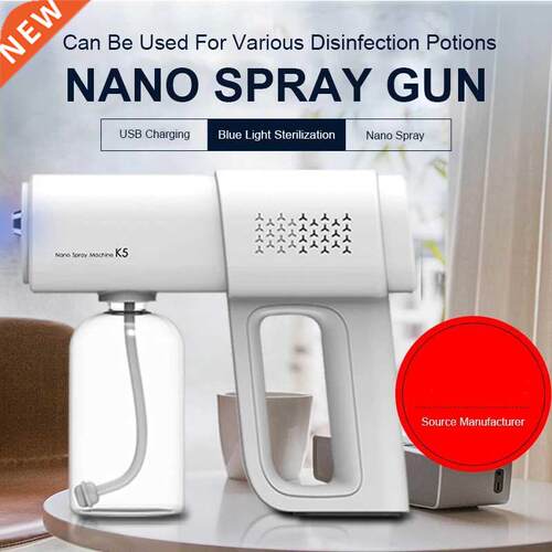 380ML Electric Nano Blue Light Steam Spray K5 Wireless Foggi