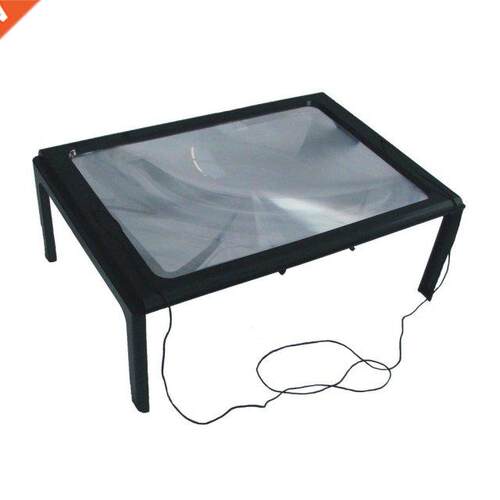 Hot A4 Full Page Large 3X Table Hands Free Desk Foldable Mag