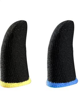 For PUBG Phone Gaming 1 Pair Sweat proof Fingers Gloves Sea