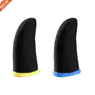 For PUBG Phone Gaming 1 Pair Sweat proof Fingers Gloves Sea