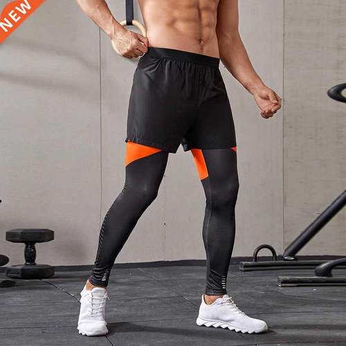 Men Running Joggers Mesh Fabric Track High Rise Soccer Gym W