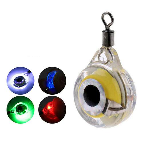 20pcs Mini Fishing Lure Light LED Deep Drop Underwater Eye S