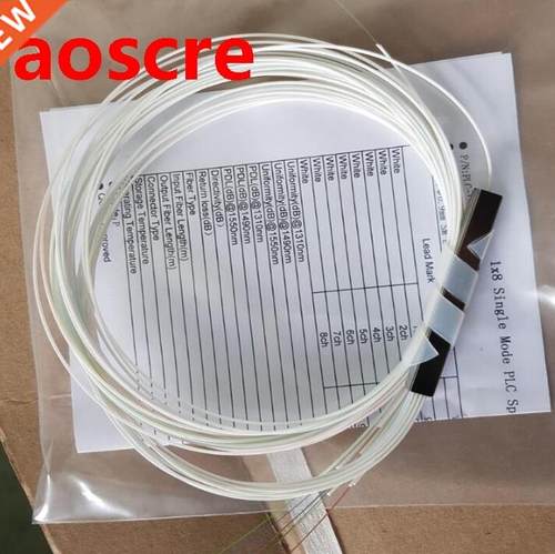 100PCS fiber optic PLC splitter 1x8 1x4 0.9mm G657A1 Without