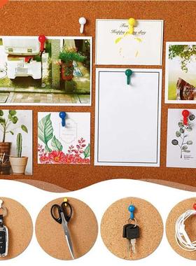 50 Pcs Creative Hook-shaped Push Pin Paper Photo Memo Docume